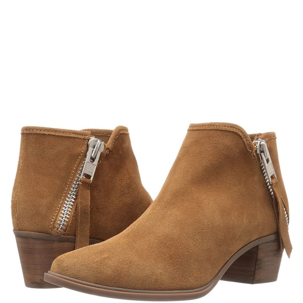 Steven by Steve Madden booties tan leather
